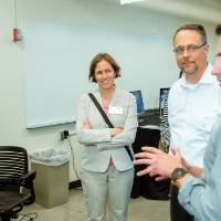 Guests at the Engineering Design Project Preview Event